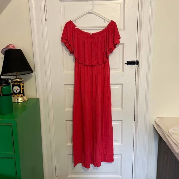 Pink Blush Maxi Dress Pink M - Picture 3 of 12